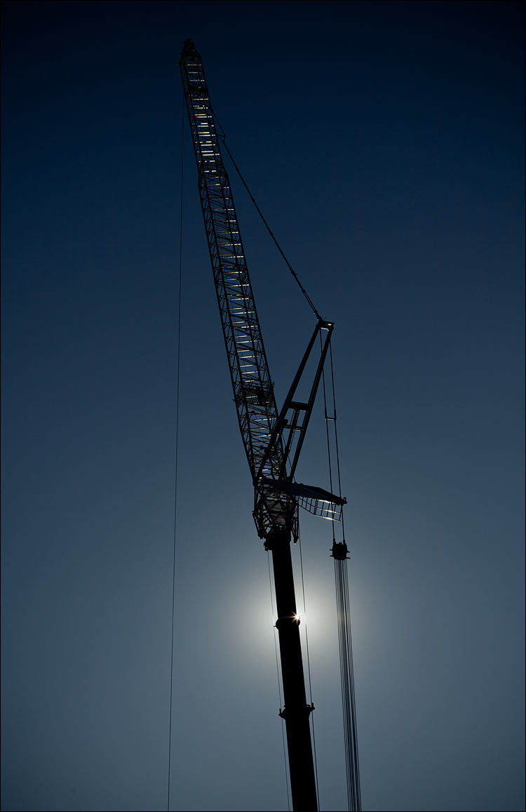 Crane and the Sun || Canon5D2/EF24-105f4L@58 | 1/3200s | f8 | ISO100