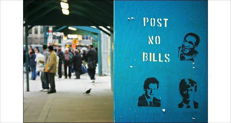post no bills || digital rebel | 1/20s | F/5.6 | ISO 400