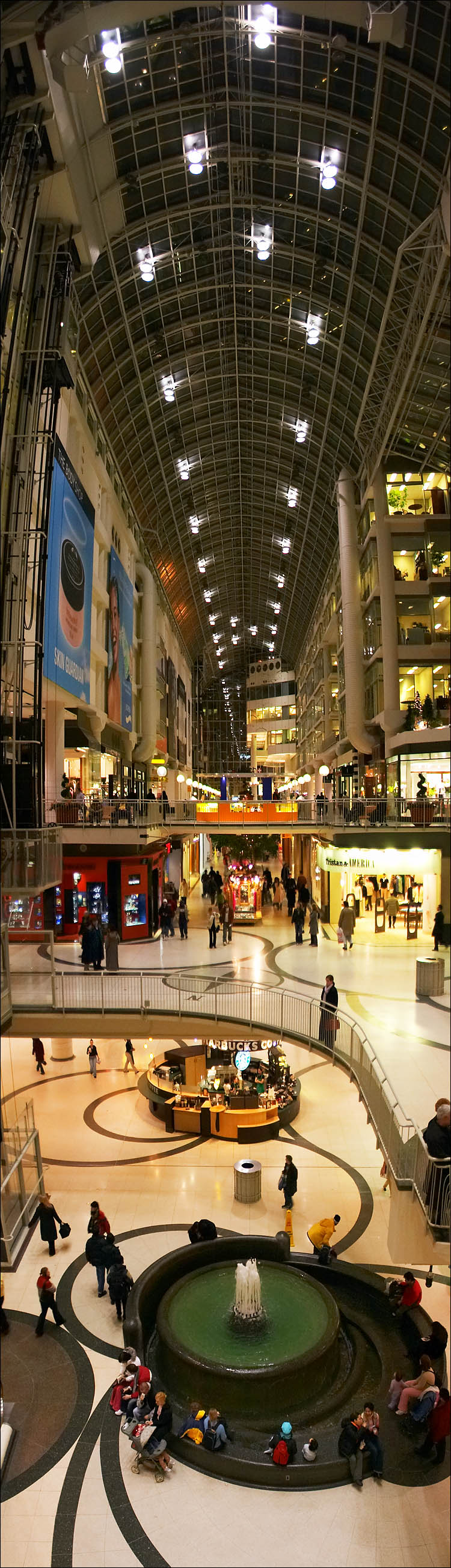 tall eaton centre,  southern view || canon 300d/ef-s 18-55 | 1/30s | f4 | ISO 400 | handheld